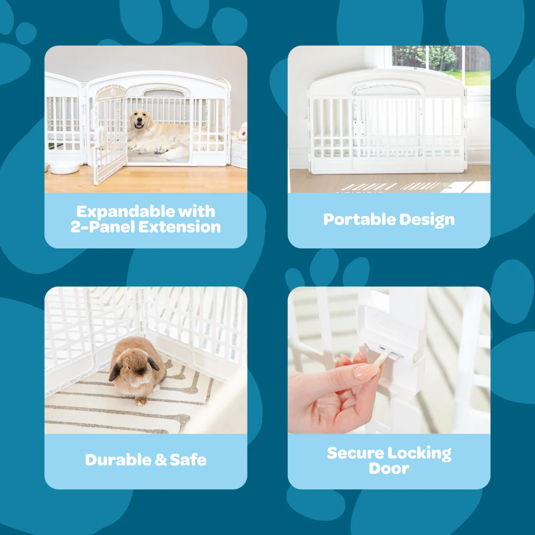 4-Panel Plastic Pet Pen - Image 4