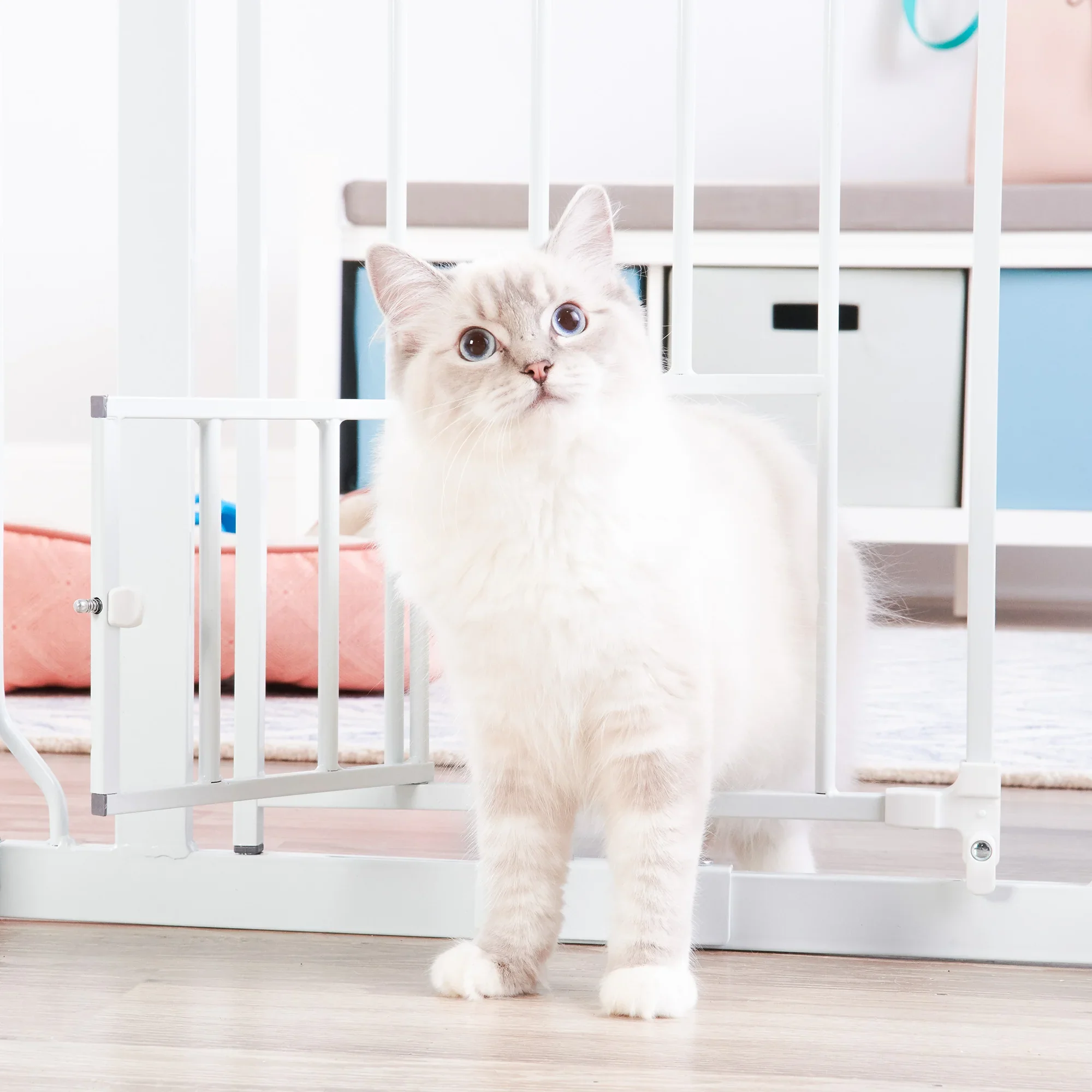 Extra Wide Walk-Thru Pet Gate - Image 6