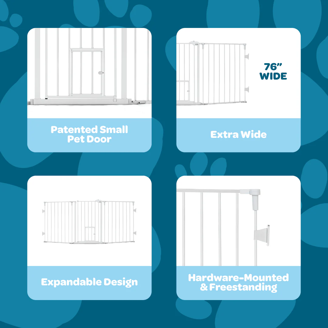 Flexi Walk-Thru Pet Gate - Image 3