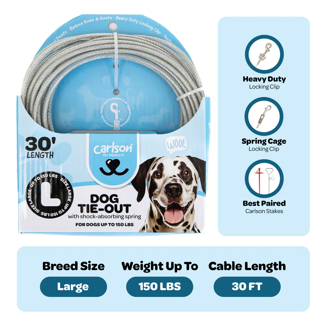 Large Dog Tie-Out Cable - Image 3