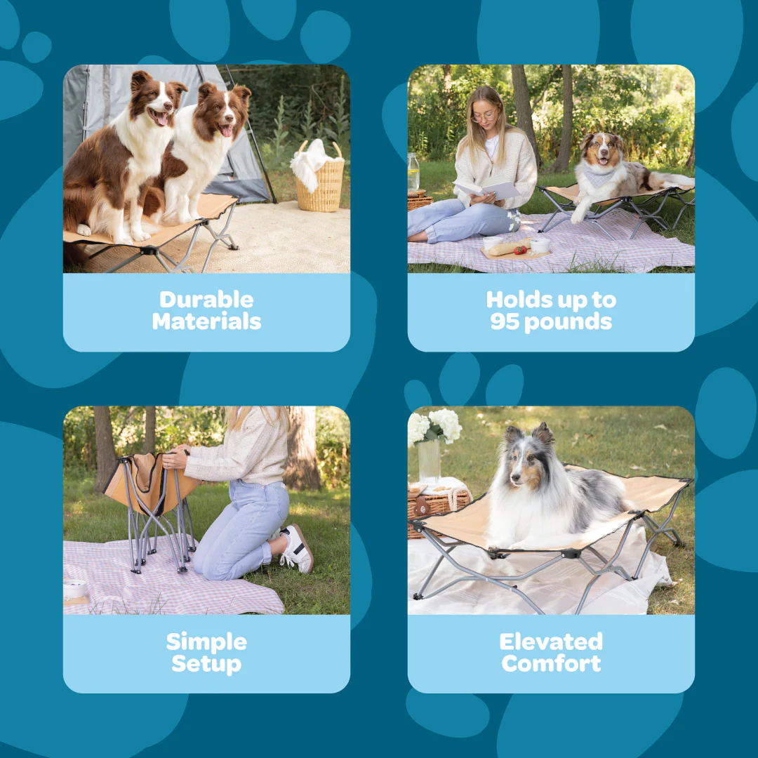 Large Portable Pup Pet Bed - Image 3